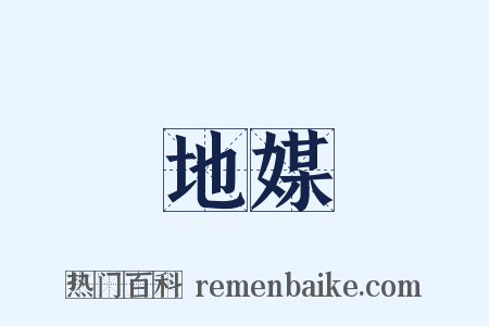 地媒是什么意思的图片